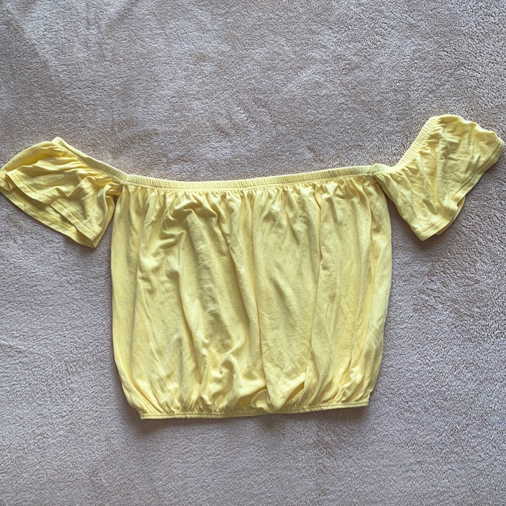 Off The Shoulder Crop Top